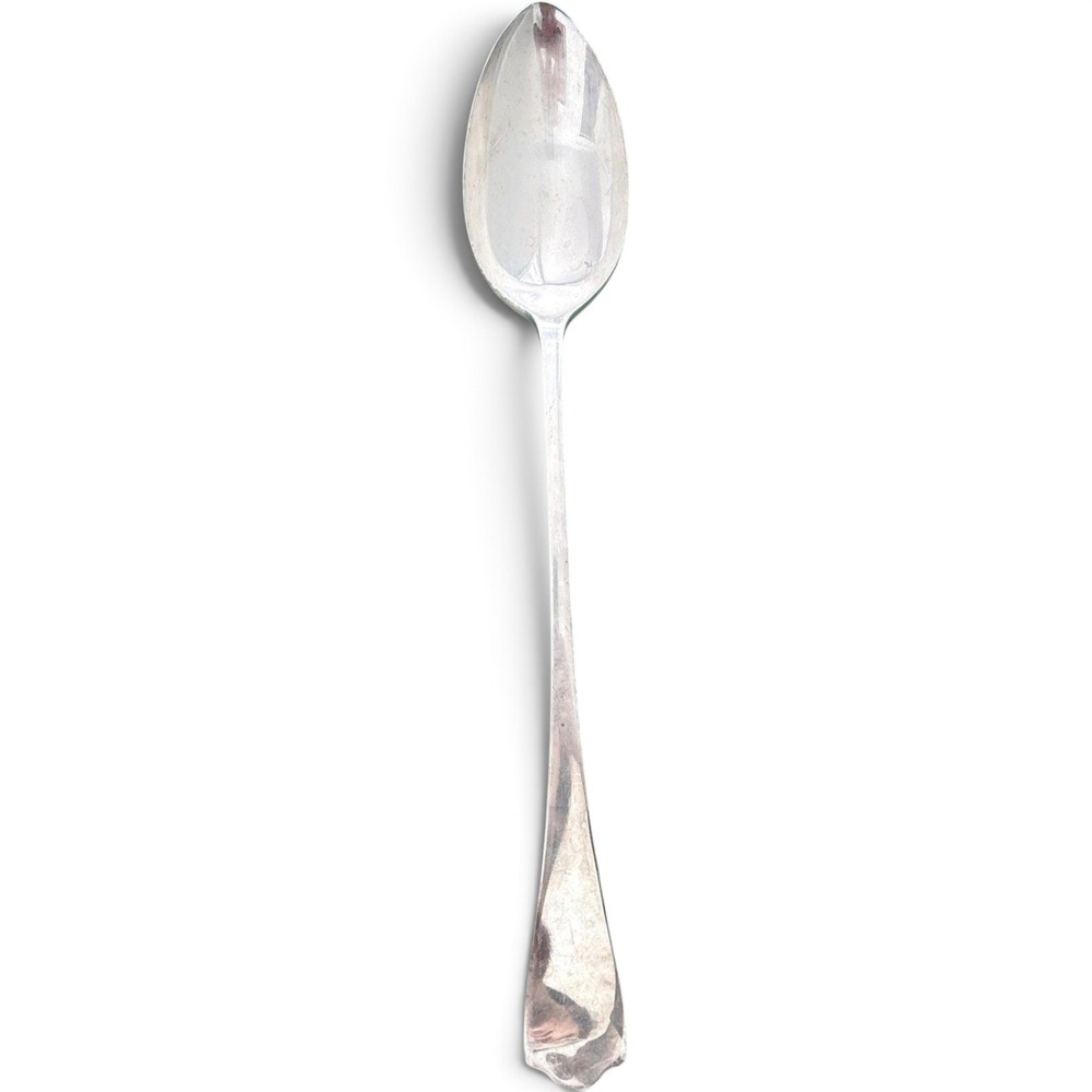 Reed & Barton Serving Spoon Unisex OS‎ Silver Good Mid-Century Vintage 14in